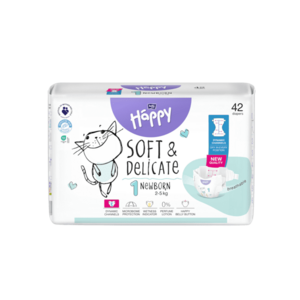 BELLA HAPPY Baby new born 2 - 5 kg 42 kusů obraz