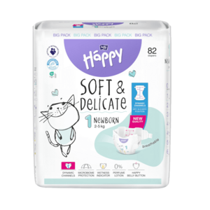BELLA HAPPY Baby new born 2 - 5 kg 82 kusů obraz