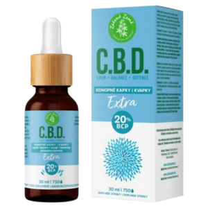 ZELENÁ ZEMĚ C.B.D. Konopné kapky s BCP Extra 30 ml obraz