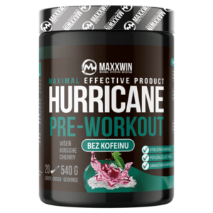 MAXXWIN Hurricane pre-workou bez kofeinu višeň 540 g obraz