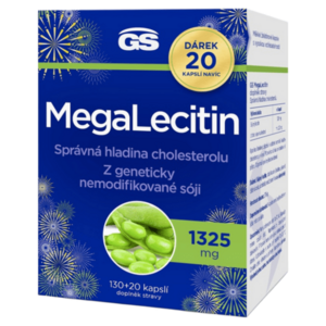 GS MegaLecitin 130 + 20 kapslí NAVÍC obraz
