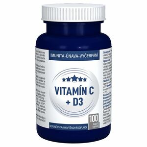 CLINICAL Vitamín C + D3 100 kapslí obraz