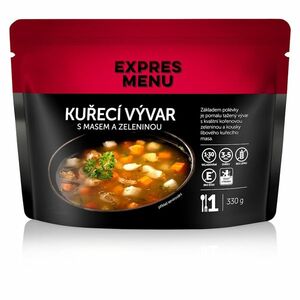 EXPRES MENU Kuřecí vývar s masem a zeleninou 330 g obraz