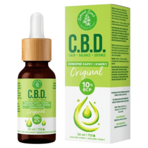 ZELENÁ ZEMĚ C.B.D. Konopné kapky s BCP Original 30 ml obraz