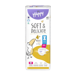 BELLA HAPPY Baby maxi plus 9 - 15 kg 40 kusů obraz