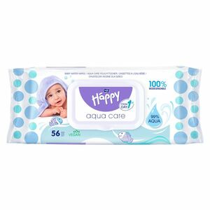 BELLA HAPPY Baby čistící ubrousky aqua care 56 kusů obraz