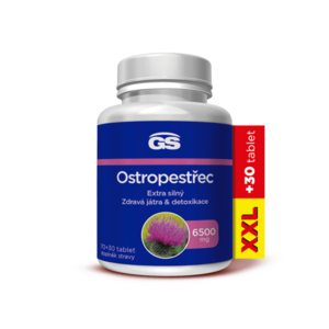 GS Ostropestřec 6500 mg XXL 70 + 30 tablet obraz