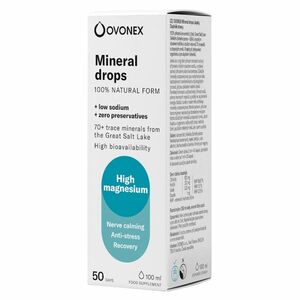 OVONEX Mineral drops 100% natural form 100 ml obraz