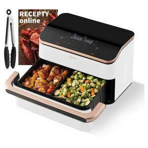 COSORI TF101S Dual blaze twinfry horkovzdušná fritéza bílá 10 l obraz