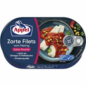 APPEL Filety ze sleďů se zeleninou v pikantní rajčatové omáčce 200 g obraz