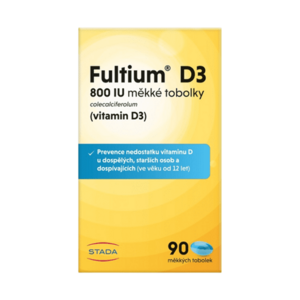 FULTIUM D3 800IU 90 měkkých tobolek obraz