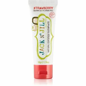 Jack N’ Jill Natural přírodní zubní pasta pro děti příchuť Strawberry 50 g obraz