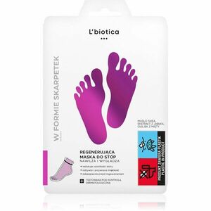 L’biotica Masks regenerační maska na chodidla ve formě ponožek 32 ml obraz