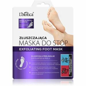L’biotica Masks exfoliační ponožky pro zjemnění a hydrataci pokožky nohou 1 pár obraz