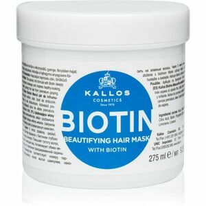 Kallos KJMN Professional Biotin maska pro tenké, slabé a lámavé vlasy 275 ml obraz