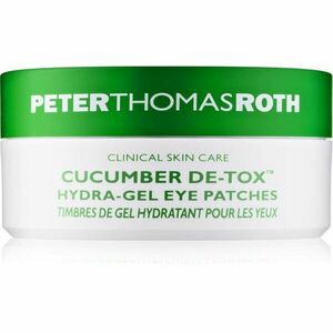 Peter Thomas Roth Cucumber De-Tox Hydra-Gel Eye Patches hydratační gelová maska na oči 60 ks obraz