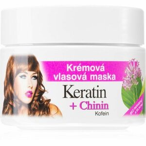 Bione Cosmetics Keratin + Chinin krémová maska na vlasy 260 ml obraz