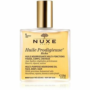 Nuxe Huile Prodigieuse Riche multifunkční suchý olej pro velmi suchou pokožku 100 ml obraz