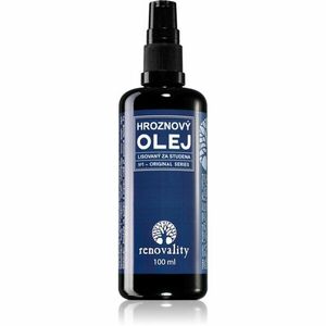 Renovality Original Series Hroznový olej lisovaný za studena pleťový olej pro mastnou a smíšenou pleť 100 ml obraz