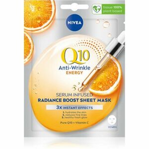 NIVEA Q10 Energy protivrásková plátýnková maska 1 ks obraz