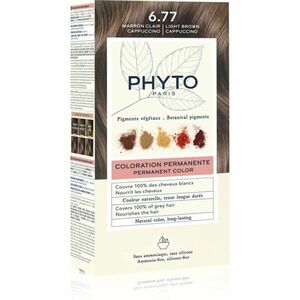 Phyto Color barva na vlasy bez amoniaku odstín 6.77 Light Brown Capuccino 1 ks obraz