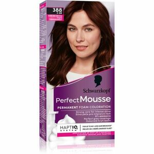 Schwarzkopf Perfect Mousse permanentní barva na vlasy odstín 388 Tmavě červenohnědý 1 ks obraz
