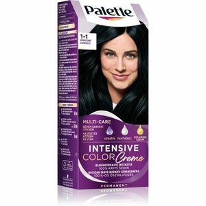 Schwarzkopf Palette Intensive Color Creme permanentní barva na vlasy odstín 1-1 C1 Blue Black 1 ks obraz