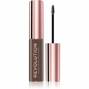 Makeup Revolution Brow Fixer gel na obočí odstín Medium Brown 6 ml obraz