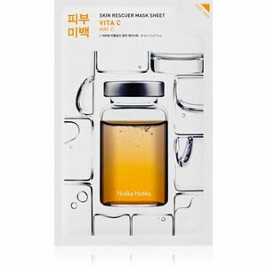 Holika Holika Skin Rescuer Vita C rozjasňující plátýnková maska s vitaminem C 20 ml obraz