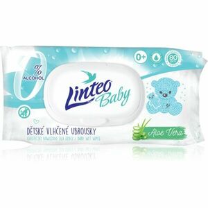 Linteo Baby Pure & Fresh dětské jemné vlhčené ubrousky s aloe vera 80 ks obraz