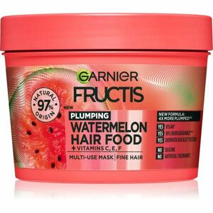 Garnier Fructis Watermelon Hair Food maska pro jemné a zplihlé vlasy 390 ml obraz
