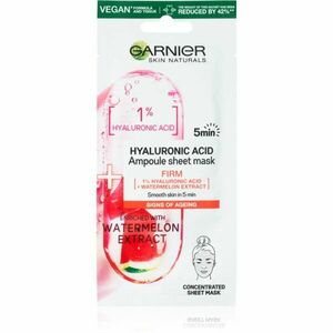 Garnier Skin Naturals Ampoule Sheet Mask plátýnková maska s hydratačním a revitalizačním účinkem 15 g obraz