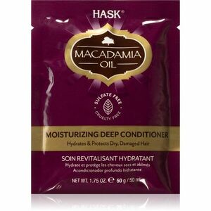 HASK Macadamia Oil hydratační kondicionér pro suché, poškozené a chemicky ošetřené vlasy 50 ml obraz