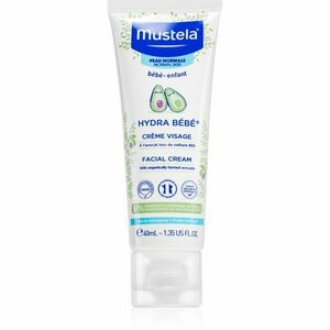 Mustela Bébé Hydra Bébé hydratační krém na obličej pro děti od narození 40 ml obraz