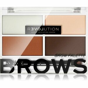 Revolution Relove Colour Cult paleta pro líčení obočí odstín Medium 3, 2 g obraz