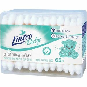 Linteo Baby vatové tyčinky pro děti 65 ks obraz