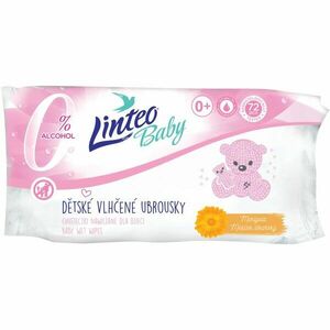 Linteo Baby vlhčené ubrousky s měsíčkem lékařským 72 ks obraz