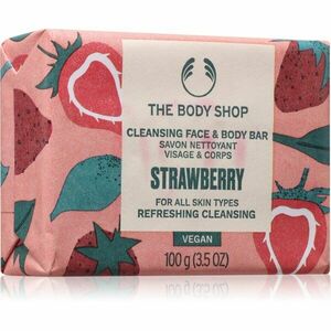 The Body Shop Strawberry Soap přírodní tuhé mýdlo 100 g obraz