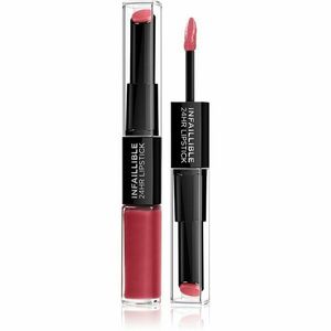 L’Oréal Paris Infallible 24H dlouhotrvající rtěnka a lesk na rty 2 v 1 odstín 804 Metro Proof Rose 5, 7 g obraz