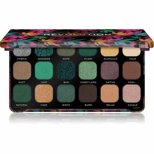 Makeup Revolution Forever Flawless paleta očních stínů odstín Chilled 18 x 1.1 g obraz