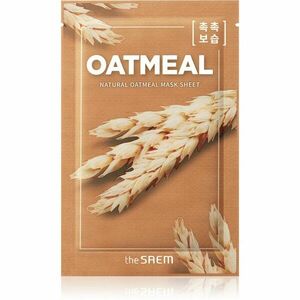 The Saem Natural Mask Sheet Oatmeal plátýnková maska s hydratačním a revitalizačním účinkem 21 ml obraz