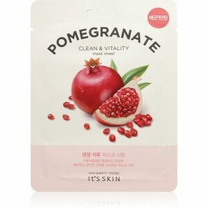 It´s Skin The Fresh Mask Pomegranate plátýnková maska pro rozjasnění a vitalitu pleti 20 g obraz
