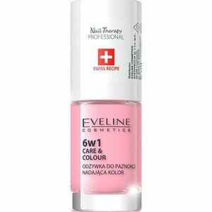 Eveline Cosmetics Nail Therapy Care & Colour kondicionér na nehty 6 v 1 odstín Rose 5 ml obraz