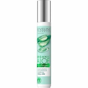 Eveline Cosmetics Organic Aloe+Collagen oční roll-on s hydratačním účinkem 15 ml obraz