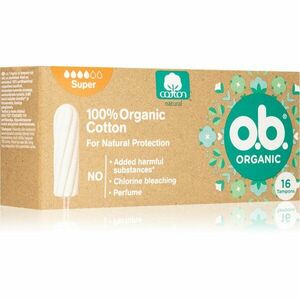 o.b. Organic Super tampony 16 ks obraz