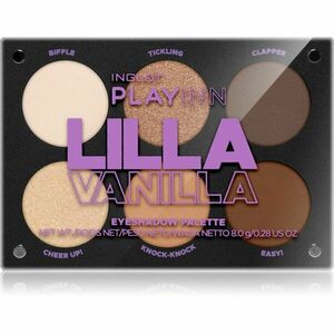 Inglot PlayInn Eyeshadow Palette paletka očních stínů odstín Lilla Vanilla 8 g obraz