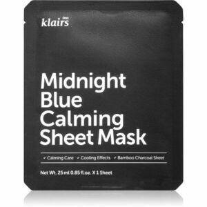 Klairs Midnight Blue Calming Sheet Mask zklidňující plátýnková maska 25 ml obraz
