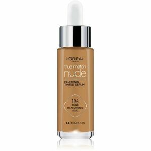 L’Oréal Paris True Match Nude Plumping Tinted Serum sérum pro sjednocení barevného tónu pleti odstín 5-6 Medium Tan 30 ml obraz