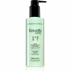 Phytorelax Laboratories Keratin Curly krém na kudrnaté vlasy proti krepatění 200 ml obraz