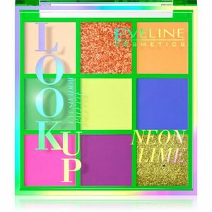 Eveline Cosmetics Look Up Neon Lime paletka očních stínů 10, 8 g obraz